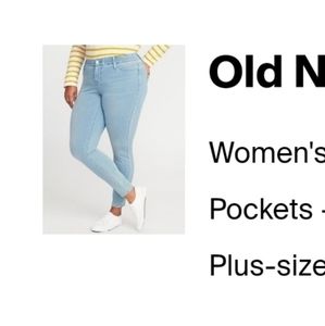 Old navy high rise plus size jeans